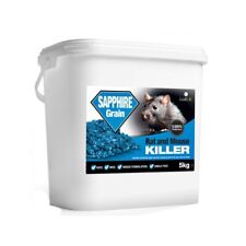 Lodi Sapphire Grain Rat & Mouse Bait Killer Poison (5kg Tub) (KILLS IN ONE FEED)