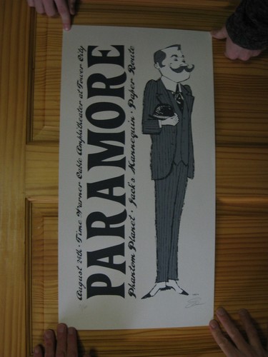 Paramore poster silk screen - poster,