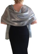 Exquisite Fine Organza Shawl Wrap Wedding Prom Evening Theatre Cocktail Party