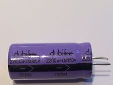 2200uF 50V DUBILIER ELECTROLYTIC RADIAL PREMIUM QUALITY CAPACITOR         blb113