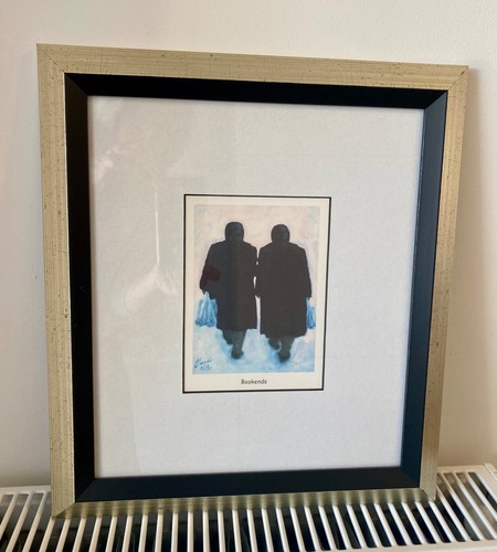 Bookends framed print - print, by