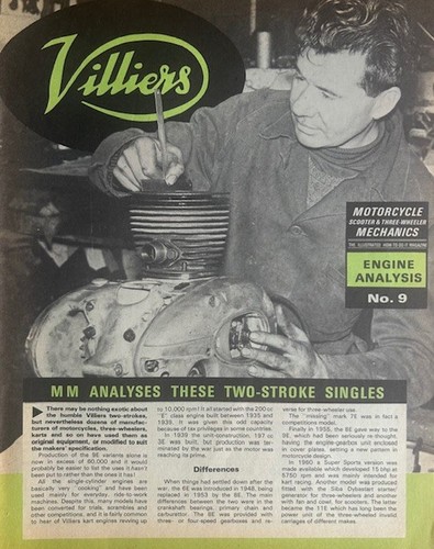 Villiers stroke engines - engines,