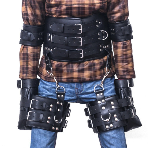 Heavy duty black - heavy, leather