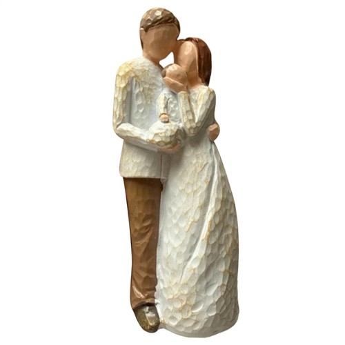 Family three figurine our - a,