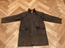 Driza-Bone Wax Short Coat Size 5 M 105cm Brown Australian riding coat
