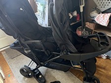 Graco Blaaze Duo Stroller Tandem Pushchair With Front Apron In Black