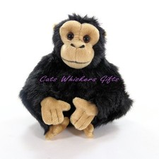 Sitting chimpanzee plush - plush, by