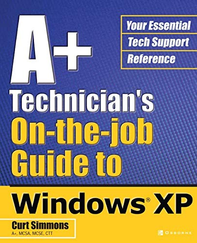 Technician on the job - a+, technician's
