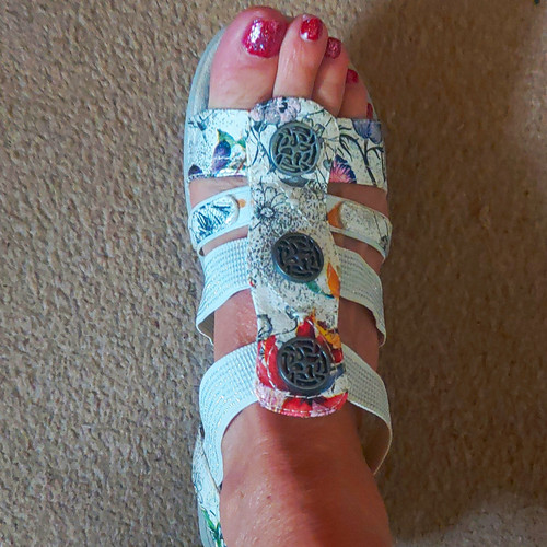 Pavers ladies white floral - ladies,