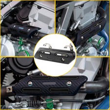 Motorcycle Exhaust Middle Pipe Heat Shield Link Cover Muffler Protector Guard UK