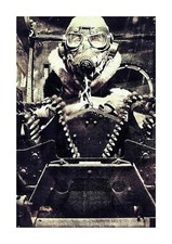 AVRO Lancaster bomber Tail Gunner WW2 A4 picture poster with choice of frame