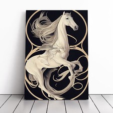 Art Nouveau Horse No.2 Canvas