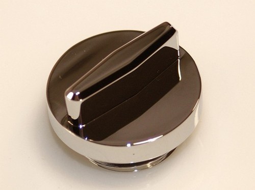 Chrome oil fill cap - fill,