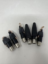 Lot Of 6 Rean RT4FC-B 4 Pole Tiny Balanced Female XLR Mini Microphone Connector