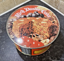 Vintage Pre 1970's Unopened Bevalaic Rich Dundee Cake In A Tin / Canned Cake