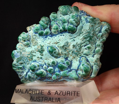 Botryoidal malachite - botryoidal, w/