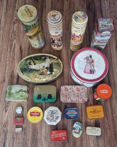 Vintage tin collection job - vintage,