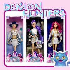 🔥 HUNTR/X Demon Hunters Vinyl Mask Figurine Rumi Mira Zoey KPop Gift 🎁