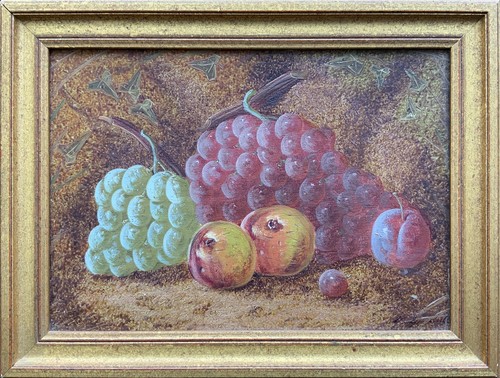 Antique fruit still life oil - life,