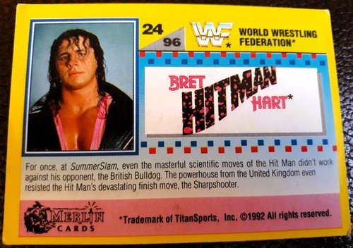 Wwf summer slam 1992 - 1992, cards
