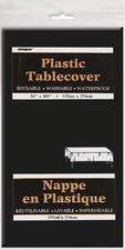 OBLONG PLASTIC TABLECLOTH
