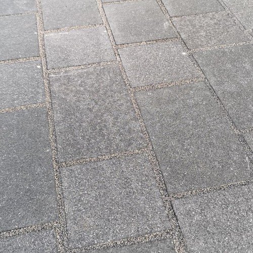 Black granite 50mm driveway - granite,