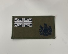 WO1 Zap Number & Blood Group Badge, Subdued Union Jack Warrant Officer Class 1