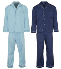 Champion Oxford Pyjamas Men's Nightwear Polycotton Plain Pyjama Set