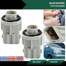 2pcs NEW Side Lamp Bulb Holders 191941669A for VW T4 1990-2003 Replacemen