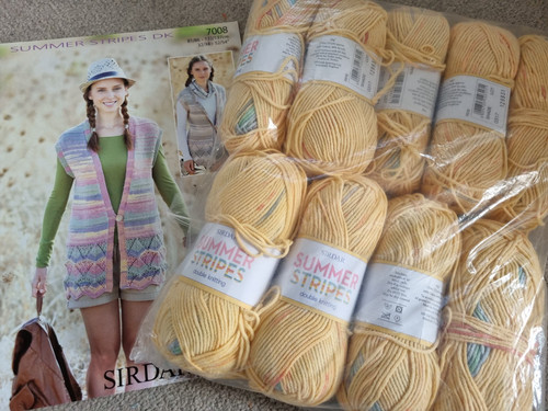 Sirdar summer stripes - stripes, cotton