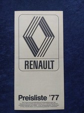 1977 Renault 4 5 6 12 15 16 20