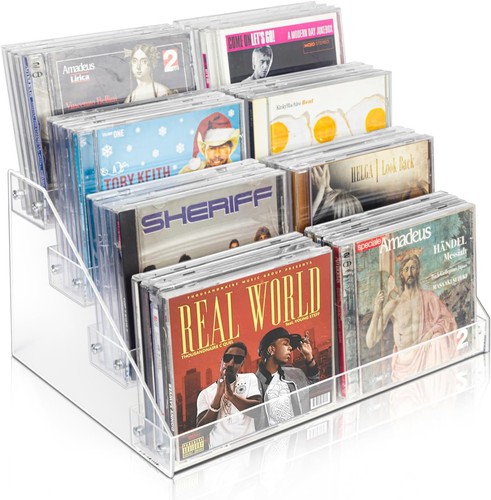 Tier clear acrylic dvd - tier,