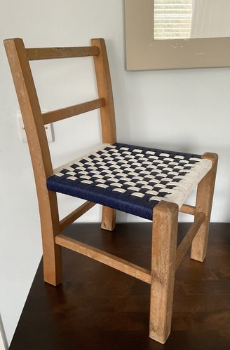 Vintage wooden childs chair - vintage,