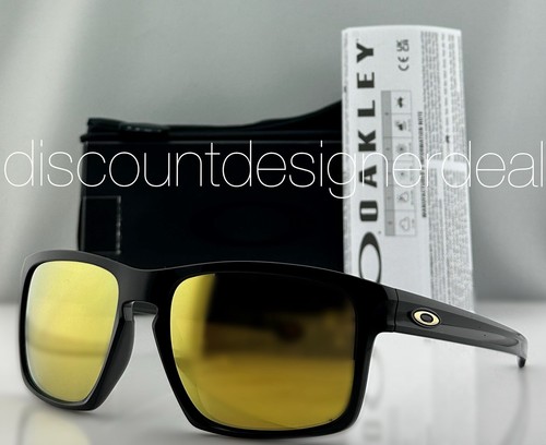 Oakley sliver square black - black, 24k