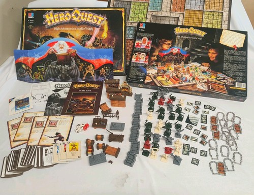 Heroquest board game 1989 - board,