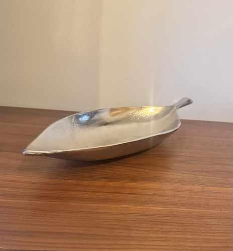 Oval boat dish silver - boat,