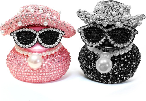 Diamond rubber ducks - diamond, car