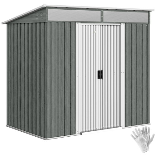 Outsunny 5x4ft garden shed - outsunny,
