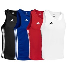 adidas Base Boxing Vest 2025 Tank Top Lightweight Sleeveless Amateur Pro Mens