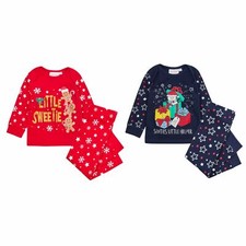 Baby Boys Girls Christmas Pyjamas Cute Novelty Xmas Pjs Babies Festive Outfit