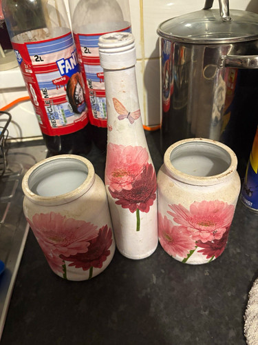 Piece decorative bottle vase - decorative,