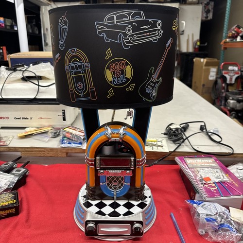 Rock and roll neon jukebox - roll,