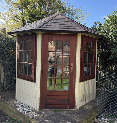 Octagon wooden summerhouse - octagon,