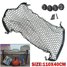 Rear Car Truck Envelope Style Trunk Mesh Net Cargo For SUV Ford F150 Silverado