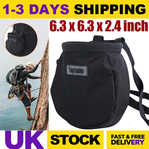 Climbing chalk bag with waist - with,