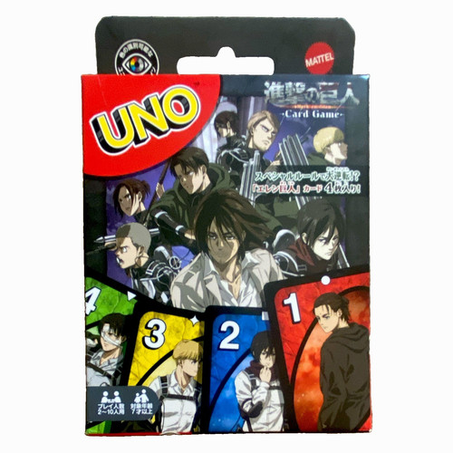 Uno attack titan card game - on,