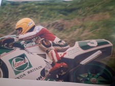 "JOEY DUNLOP " LARGE  17" X