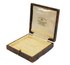 Art Deco Tooled Leather Square