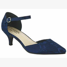 LADIES NAVY BLUE LACE