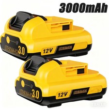 2X 12V BATTERY For DEWALT DCB127-2 12 VOLT DCB120 DCB121 MAX 3.0AH LITHIUM ION